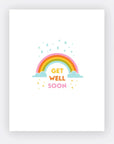 Get Well Soon Rainbow Card