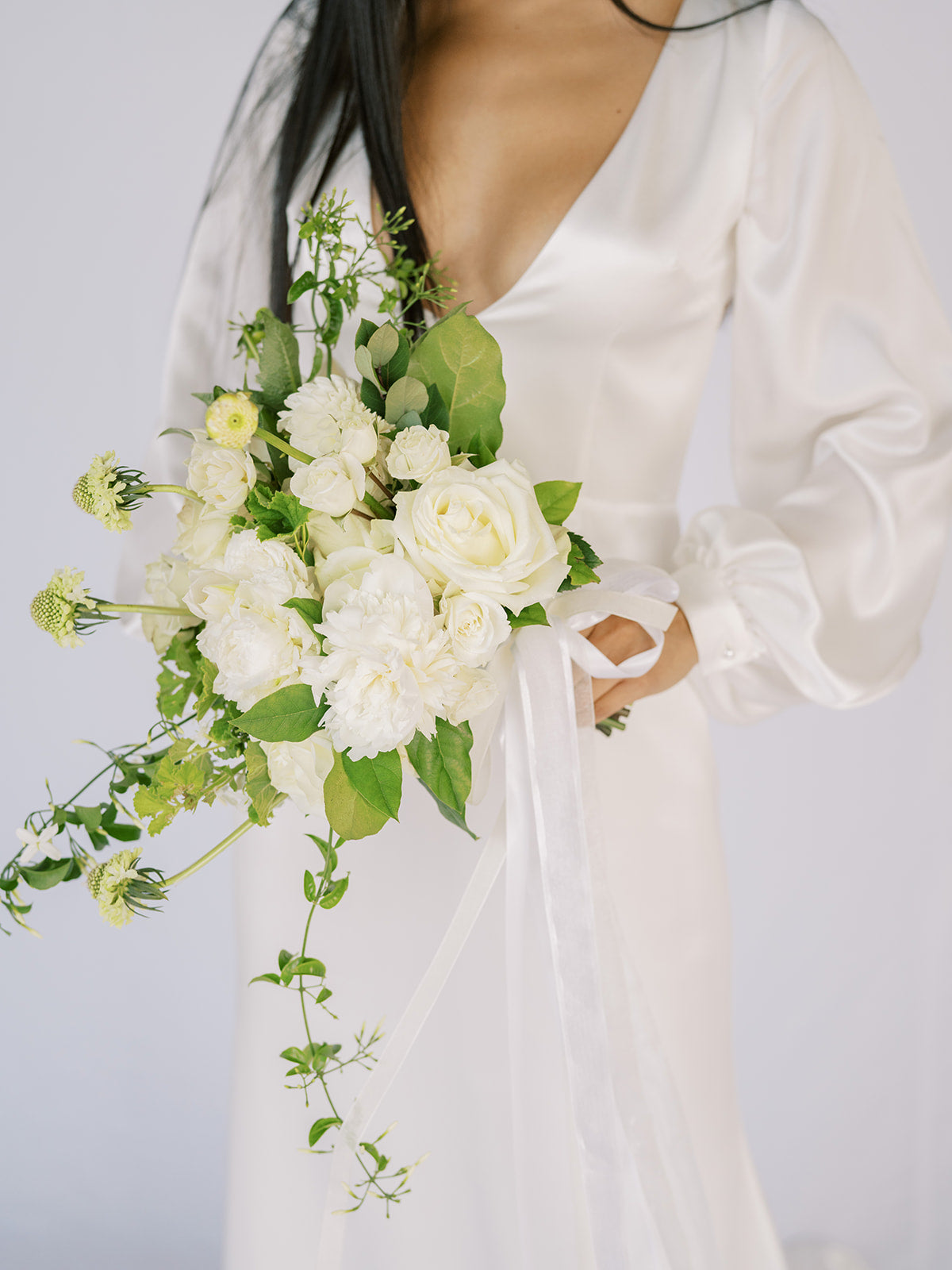 White A la Carte Wedding Bridal Bouquet