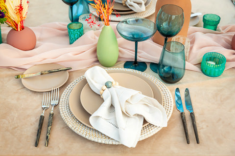 Bohemian Backyard Escape from Green Fresh Florals + Plants