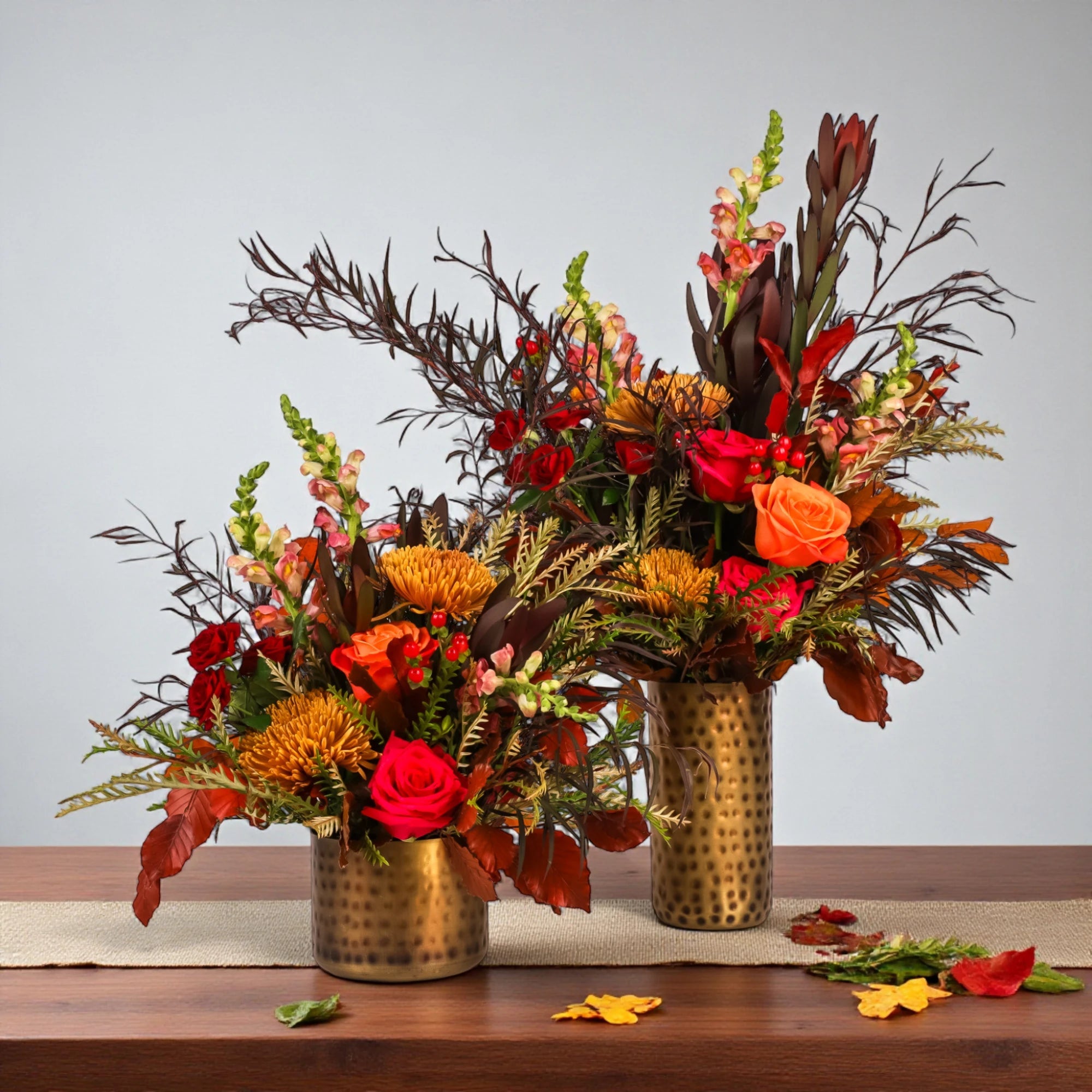 Deluxe and Regular Bronze Harvest Floral from Green Fresh Florals + Plants
