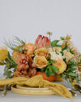 Earthy A la Carte Wedding Centerpiece from Green Fresh Florals + Plants
