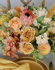 Earthy A la Carte Wedding Centerpiece from Green Fresh Florals + Plants