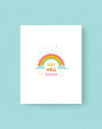 Get Well Soon Rainbow Card from Green Fresh Florals + Plants