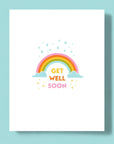 Get Well Soon Rainbow Card from Green Fresh Florals + Plants