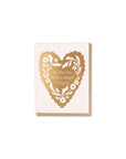 Heart of Gold Valentine's Day Card from Green Fresh Florals + Plants