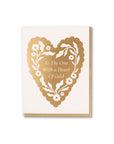 Heart of Gold Valentine's Day Card from Green Fresh Florals + Plants