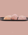 Large Rose Quartz in metal tray from Green Fresh Florals + Plants