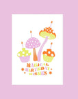Magic Mushroom Birthday Wishes Card from Green Fresh Florals + Plants