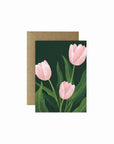 Mini Valentine's Day Card-Blush Tulips from Green Fresh Florals + Plants