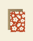 Mini Valentine's Day Card-Brush Red Floral from Green Fresh Florals + Plants