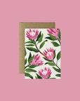 Mini Valentine's Day Card-King Protea Floral from Green Fresh Florals + Plants