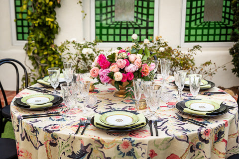 Modern Vintage Backyard Celebration from Green Fresh Florals + Plants