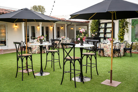 Modern Vintage Backyard Celebration from Green Fresh Florals + Plants