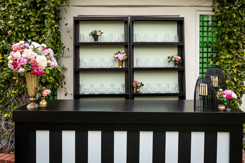 Modern Vintage Backyard Celebration from Green Fresh Florals + Plants