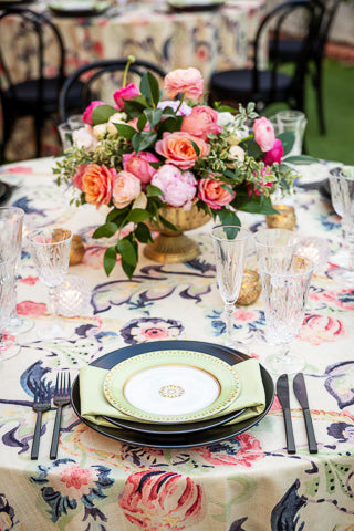 Vintage Modern Backyard Celebration from Green Fresh Florals + Plants