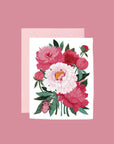 Peony Greeting Card from Green Fresh Florals + Plants