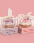 Lavender Mint Bath Bomb and Peppermint Flowers Cupcake Bath Bomb from Green Fresh Florals + Plants