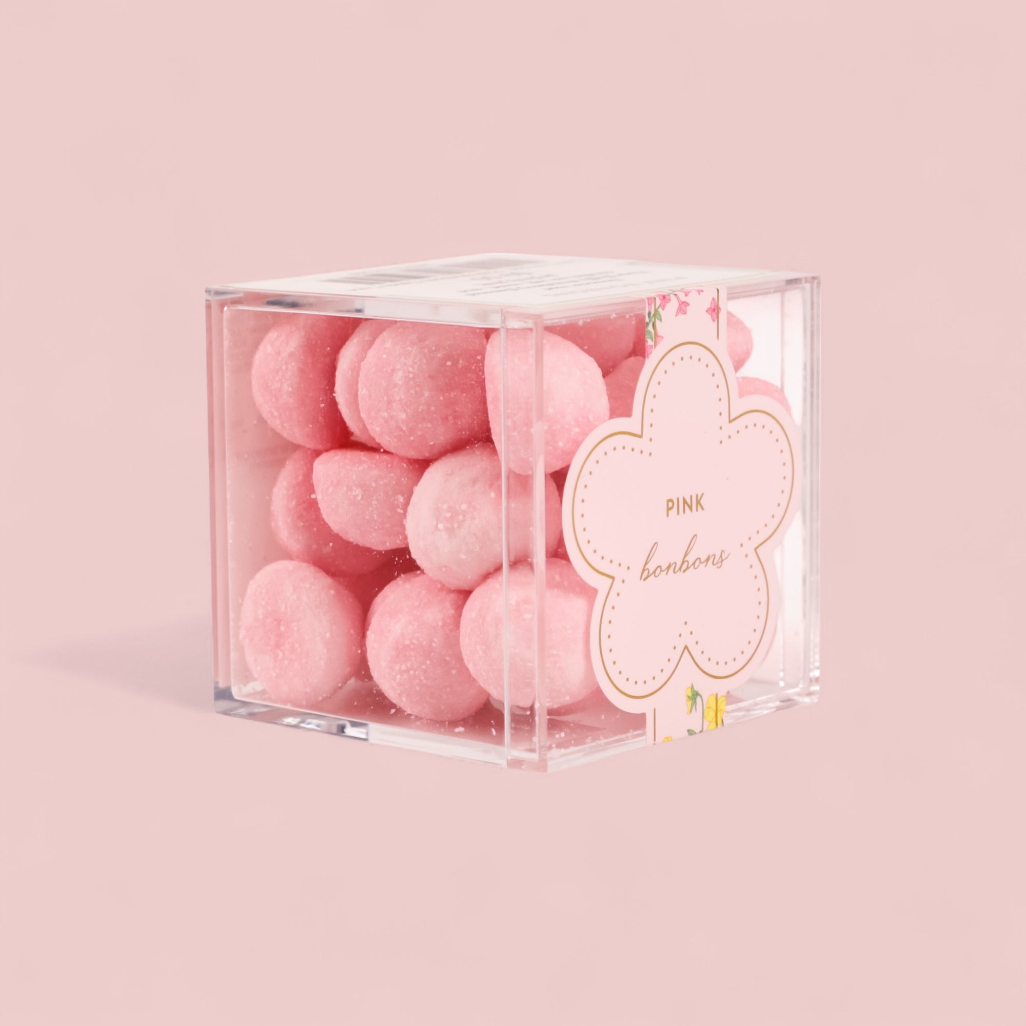 Pink Bonbons Candy Cube