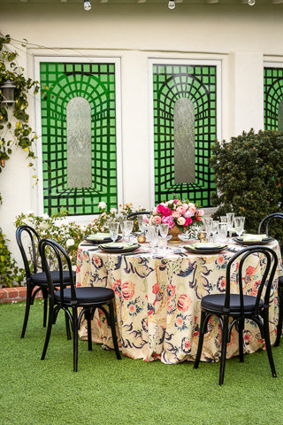 Vintage Modern Backyard Celebration from Green Fresh Florals + Plants
