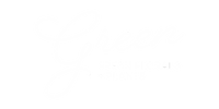 White Green Fresh Florals + Plants Logo