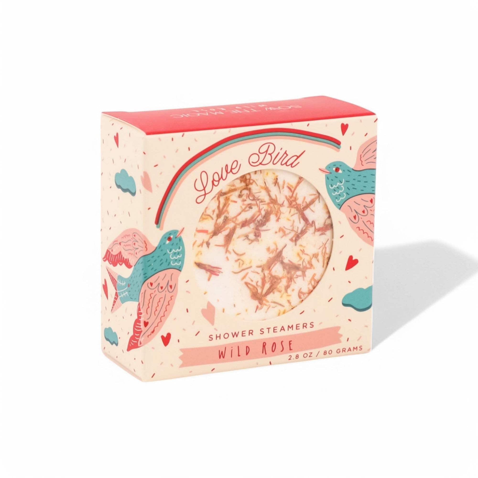 Wild Rose Shower Steamer from Green Fresh Florals + Plants