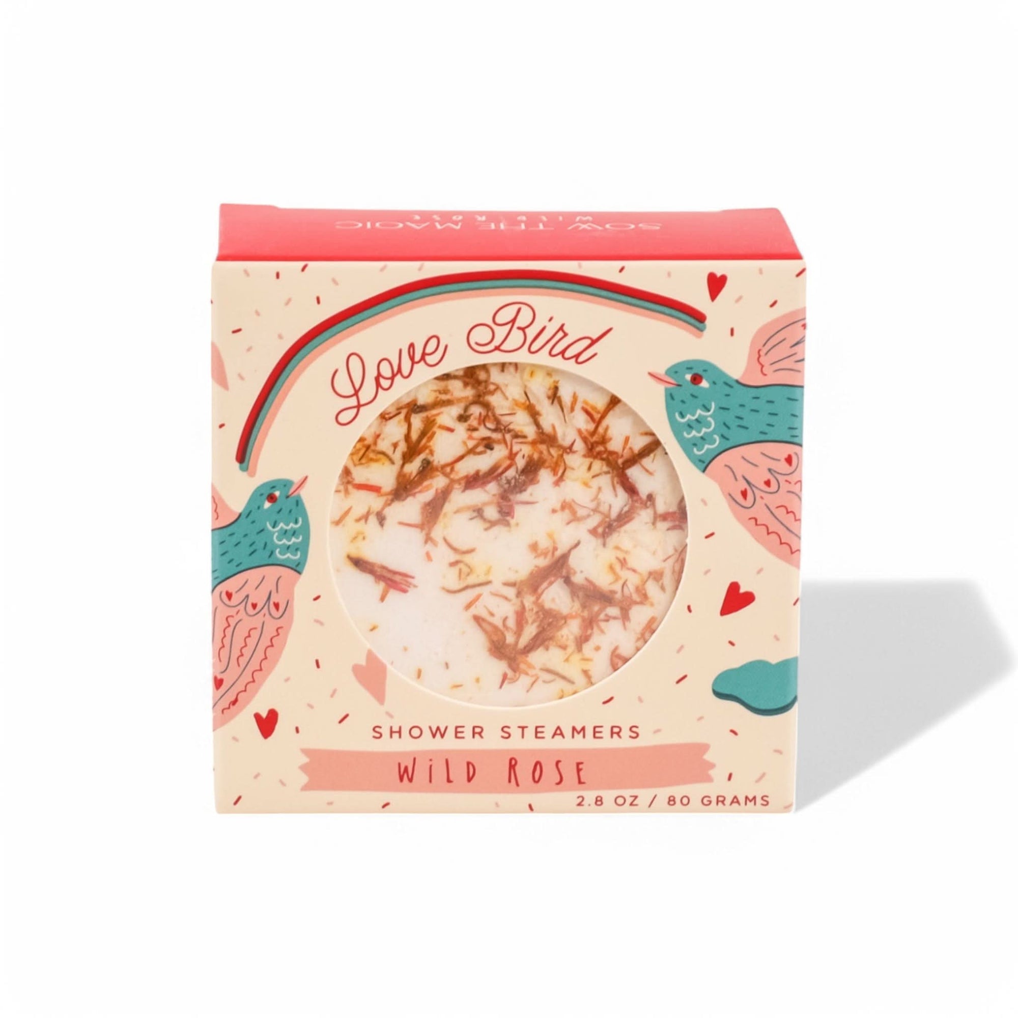 Wild Rose Shower Steamer from Green Fresh Florals + Plants