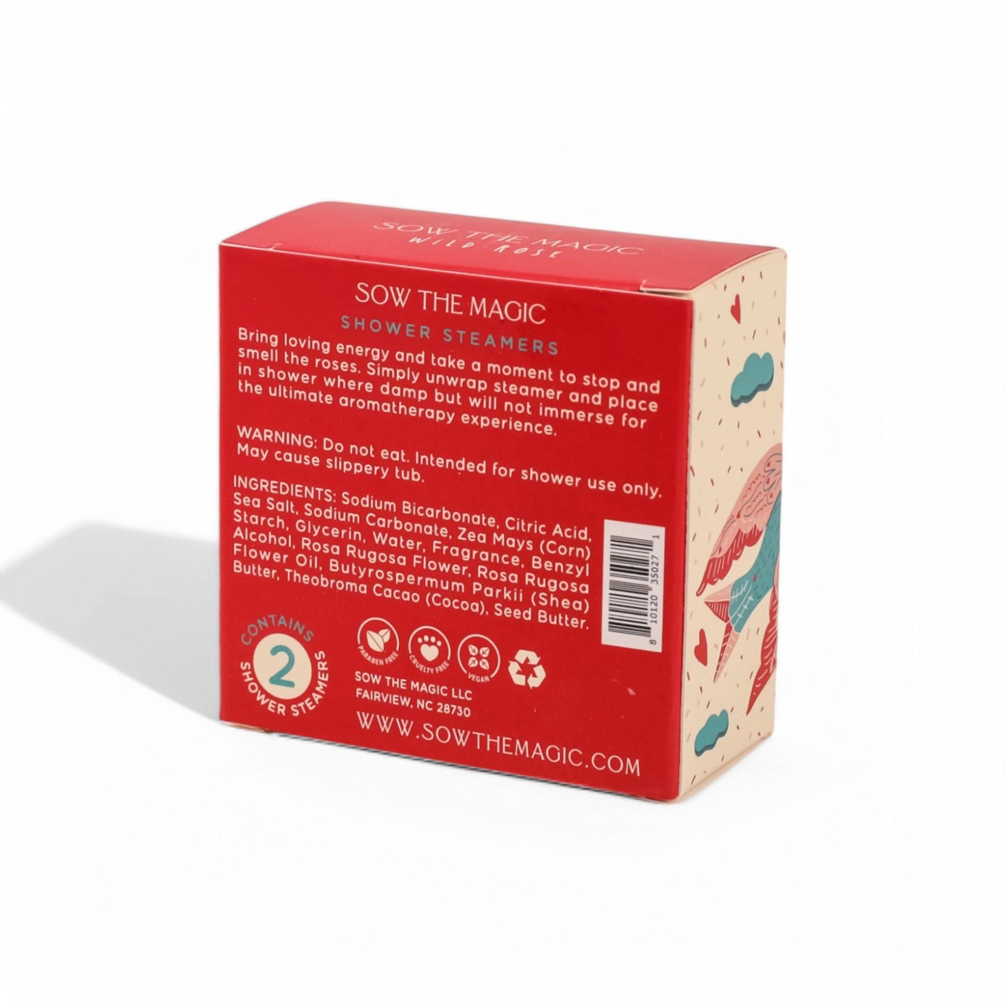 Wild Rose Shower Steamer from Green Fresh Florals + Plants