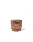 Aroon Lined Rattan Basket - Green Fresh Florals + Plants