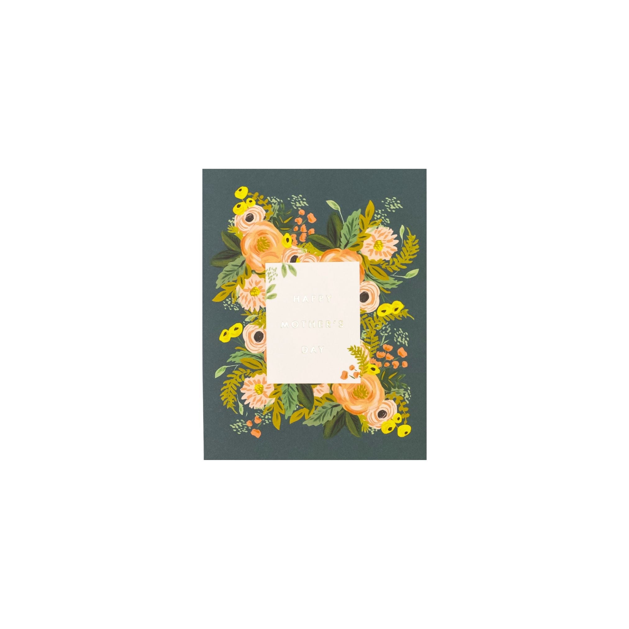 Bouquet Mother's Day Card - Green Fresh Florals + Plants