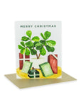 Christmas Fiddle Leaf Card - Green Fresh Florals + Plants