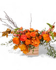 Farmhouse Floral Centerpiece - Green Fresh Florals + Plants