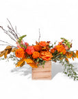 Farmhouse Floral Centerpiece - Green Fresh Florals + Plants