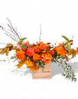 Farmhouse Floral Centerpiece - Green Fresh Florals + Plants