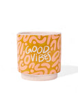 Funky Phrases Pot Collection - Green Fresh Florals + Plants