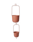 Gemini Hanging Pot - Green Fresh Florals + Plants