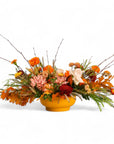 Grateful Gathering Designer Centerpiece - Green Fresh Florals + Plants