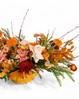 Grateful Gathering Designer Centerpiece - Green Fresh Florals + Plants