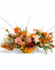 Grateful Gathering Designer Centerpiece - Green Fresh Florals + Plants