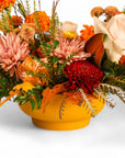 Grateful Gathering Designer Centerpiece - Green Fresh Florals + Plants