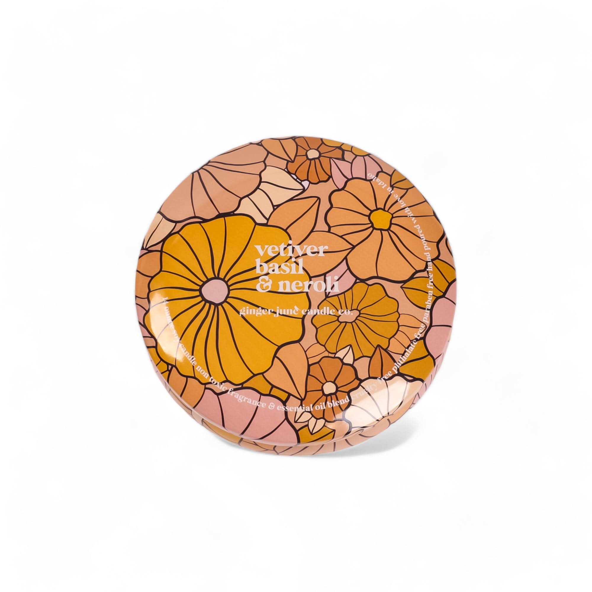Hipster Tin Candle Collection - Green Fresh Florals + Plants