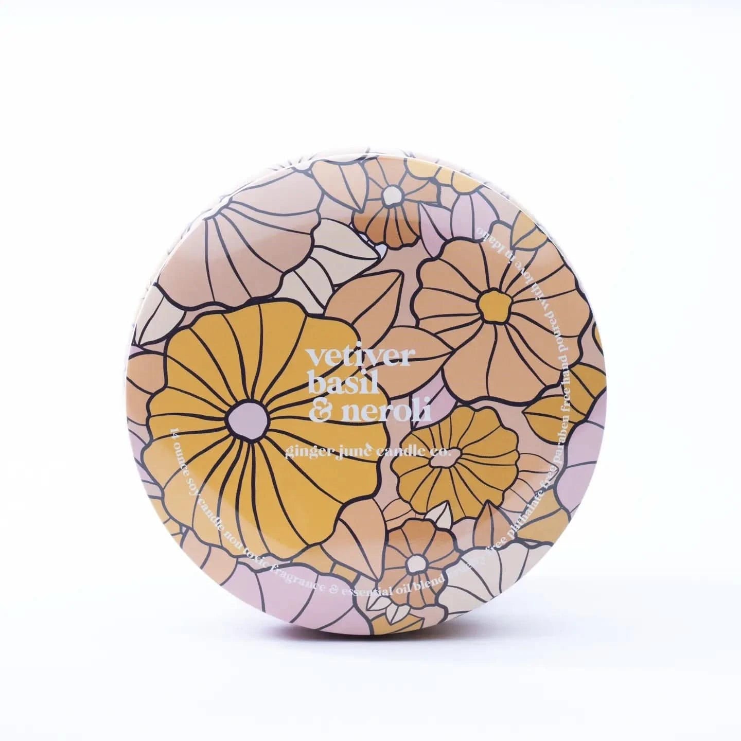 Hipster Tin Candle Collection - Green Fresh Florals + Plants