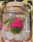 Moss Beanie - Green Fresh Florals + Plants