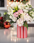 Peppermint Swirl Designer Floral - Green Fresh Florals + Plants