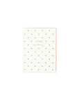 Polka Dot Birthday Card - Green Fresh Florals + Plants
