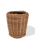 Rattan Basket - Green Fresh Florals + Plants
