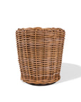 Rattan Basket - Green Fresh Florals + Plants