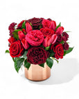 Red Luxe Designer Floral - Green Fresh Florals + Plants