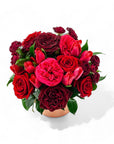 Red Luxe Designer Floral - Green Fresh Florals + Plants
