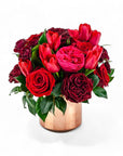 Red Luxe Designer Floral - Green Fresh Florals + Plants
