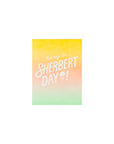 Sherbert Day Card - Green Fresh Florals + Plants